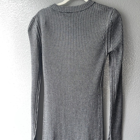 Proenza Schouler White Label Micro Stripe Rib Knit Dress S - Picture 6 of 8